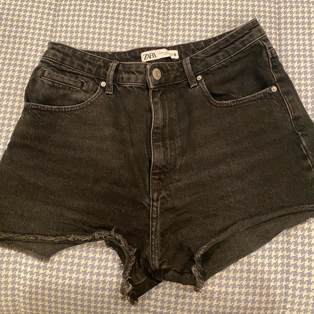 Black Denim Women’s Shorts